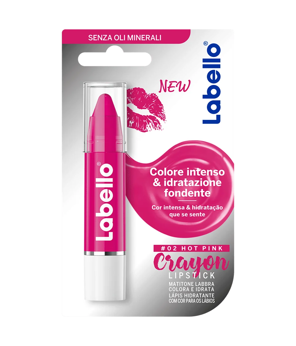 Labello Crayon Hot Pink 3 g Idratazione Intensa