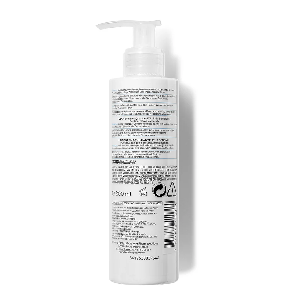 La Roche Posay Physiological Cleansers Latte Struccante Viso Occhi 200 ml