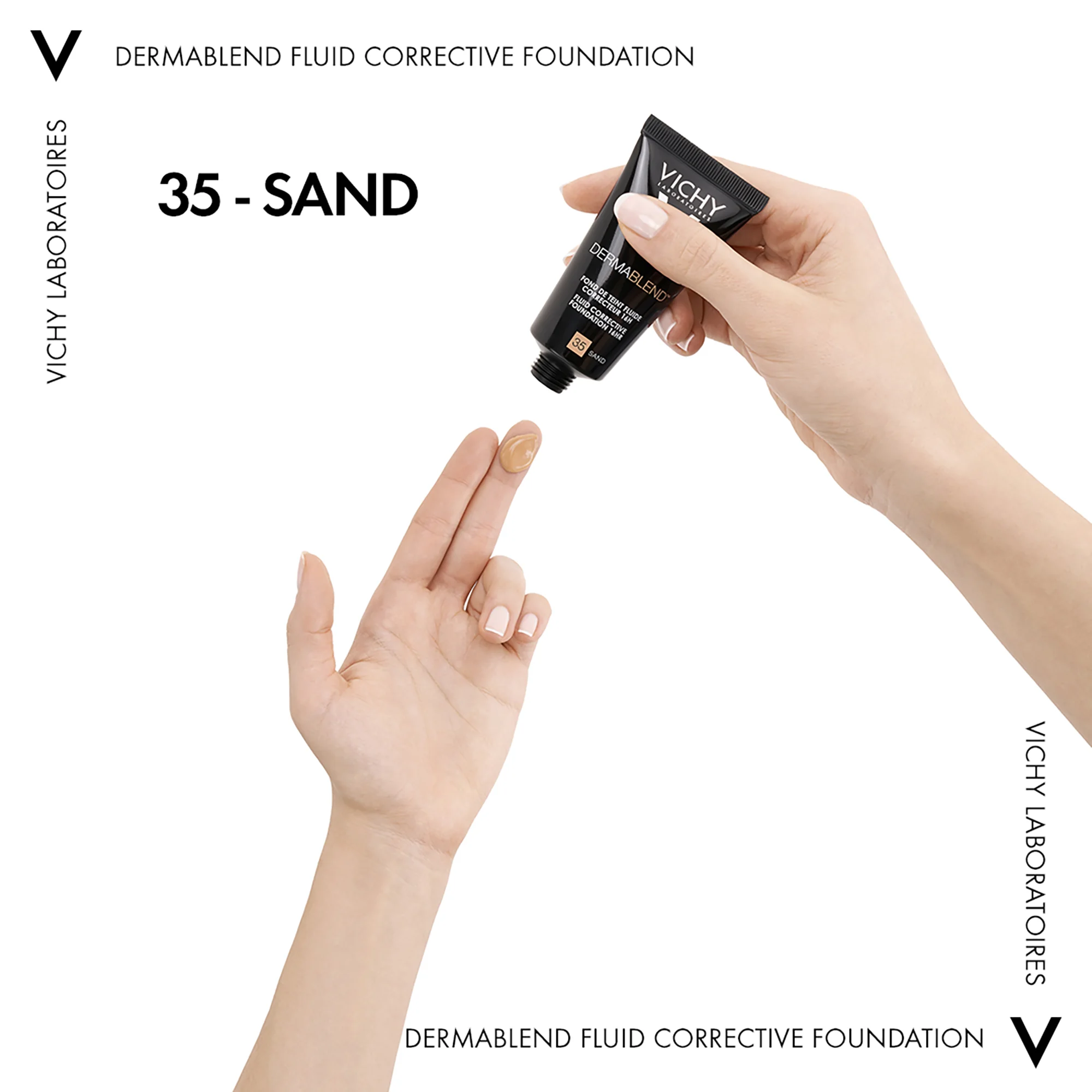 Vichy Dermablend Fluido 35, 30 Ml Fondotinta correttore 16h