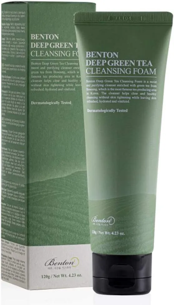 Deep Green Tea Cleansing Foam Schiuma Detergente Idratante