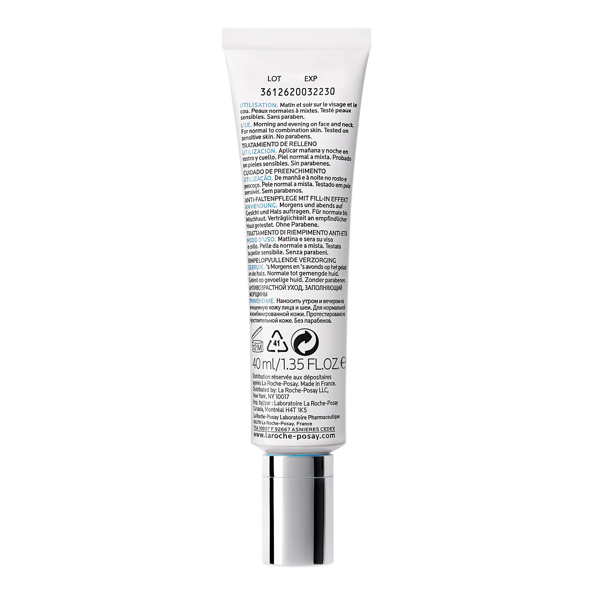 La Roche Posay Redermic C Trattamento Riempitivo Antietà 40 ml Pelle Secca
