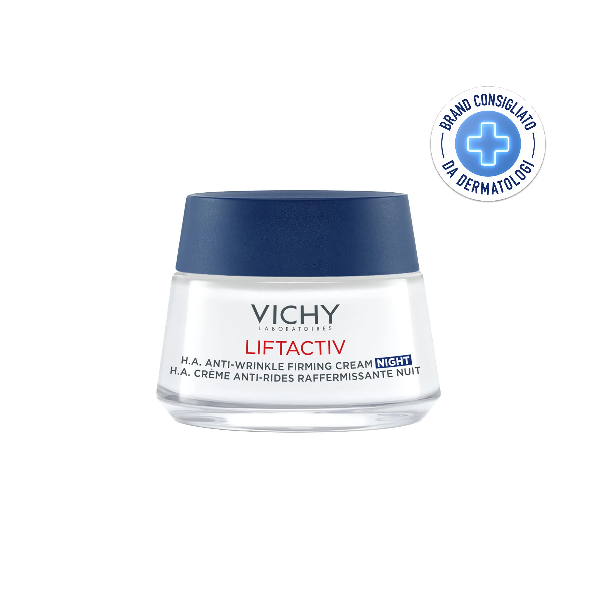 Vichy Liftactiv H.A. Crema Notte 50 Ml Rassodante Anti-Rughe