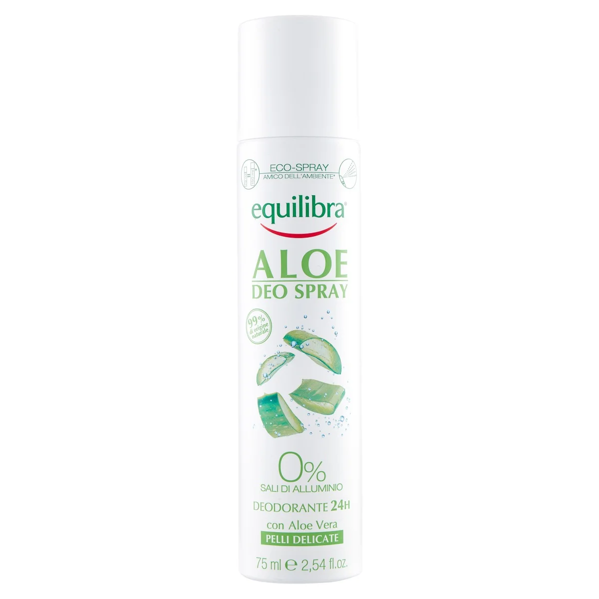 Equilibra Aloe Deo Spray 75Ml con Estratti Vegetali