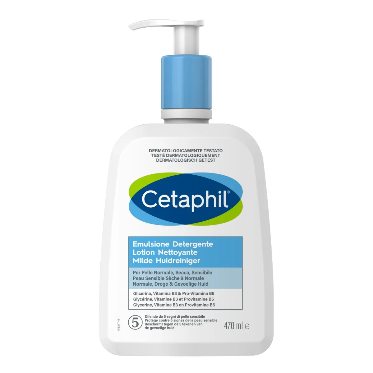 Cetaphil Emulsione Detergente 470 ml Pelle Sensibile e Secca
