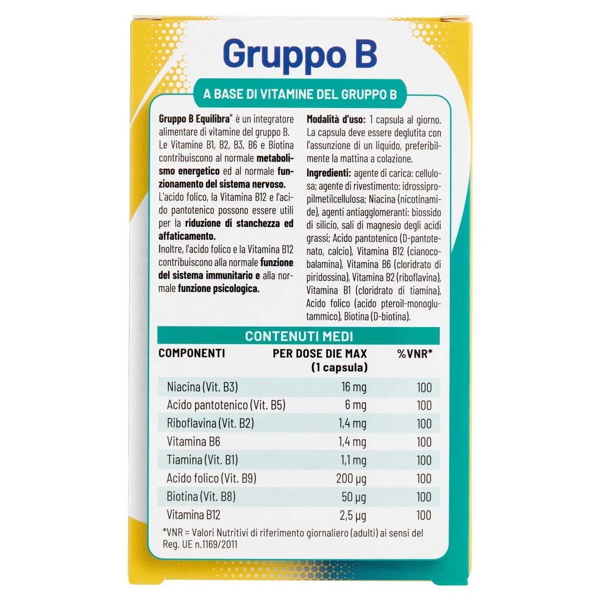 Equilibra Gruppo B 30 Compresse Senza Glutine