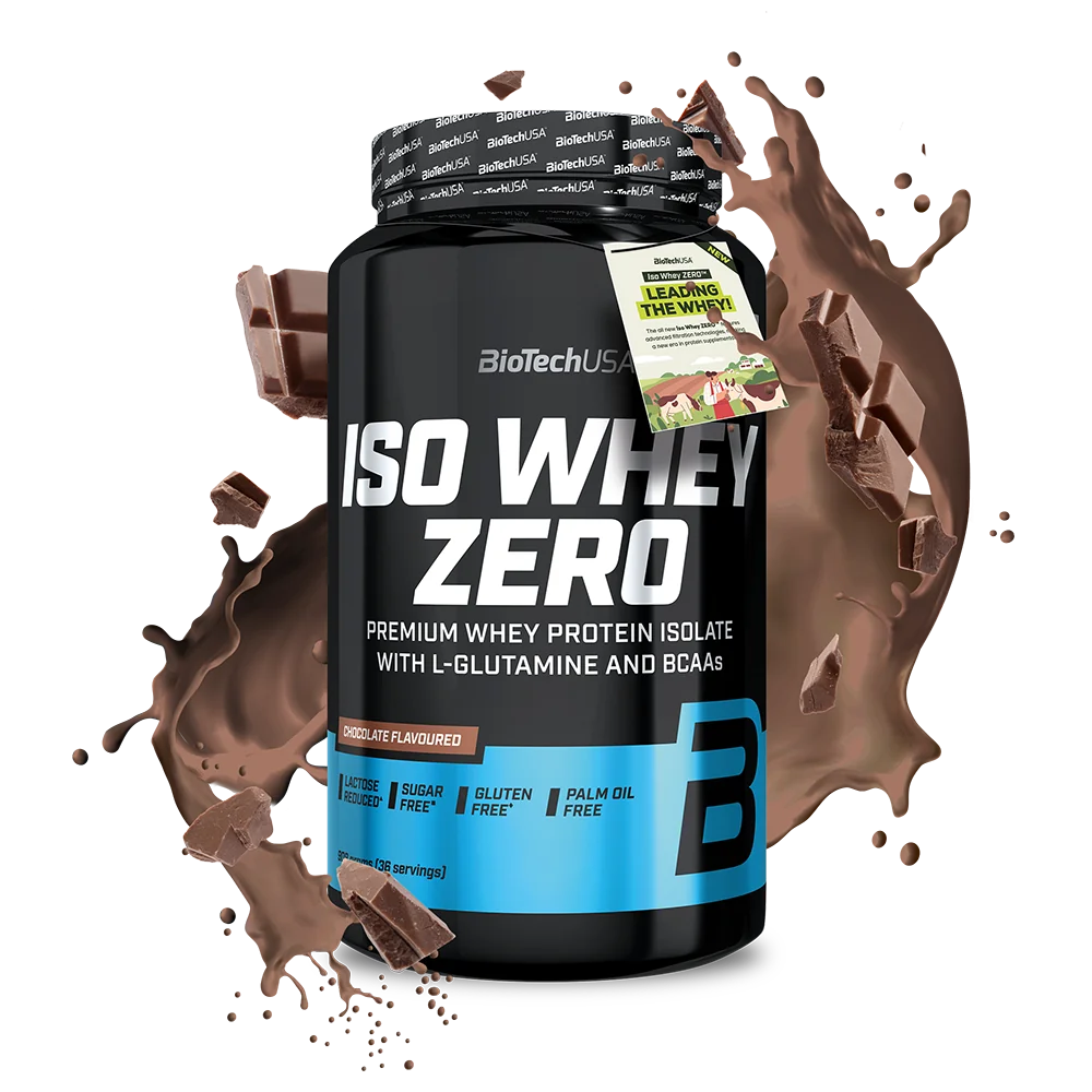 Iso Whey Zero Cioccolato 908 g Massa Muscolare