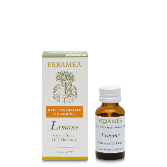 Erbamea Limone Bio Oio Essenziale 10Ml Olio Essenziale