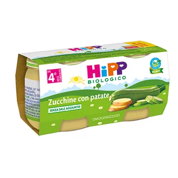 Hipp Biologico Omogeneizzato Zucchine E Patate 2X80 G