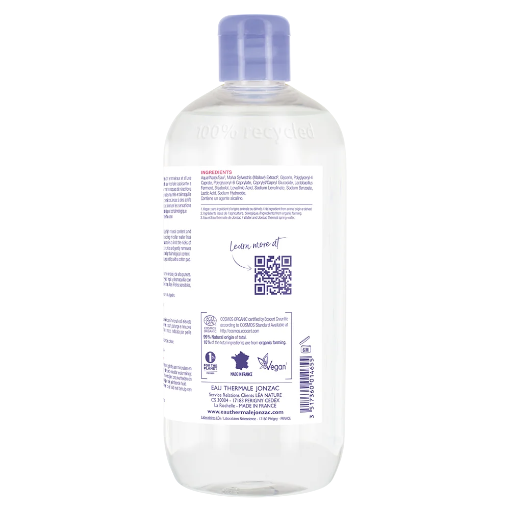 Eau Thermale Jonzac Acqua Micellare Lenitiva Reactive 500 Ml Pelli Intolleranti a Tendenza Allergica