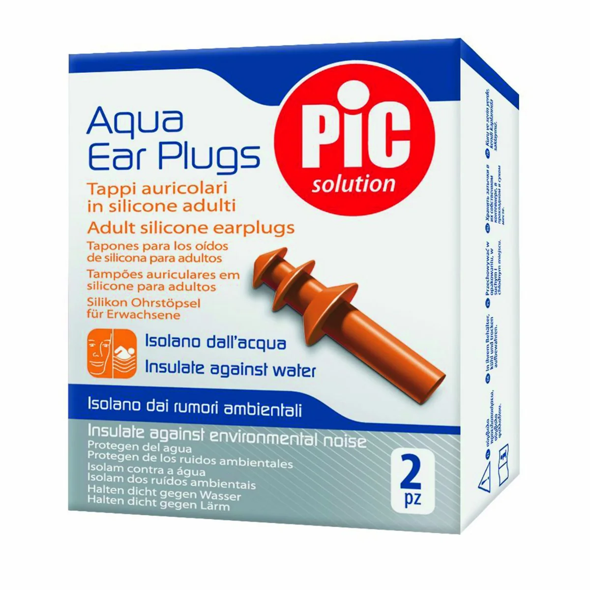 Pic Sport Tappo Auric Sil 2 Pezzi Protezione Canale Uditivo