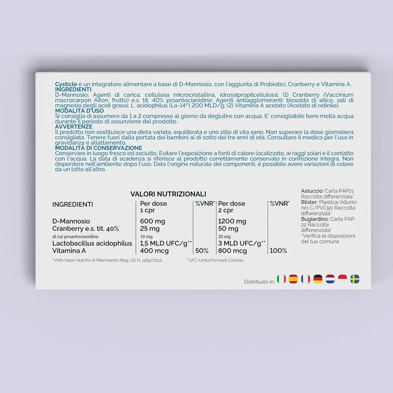 Nutracle Cysticle 60Cpr Sistema Immunitario e Vie Urinarie