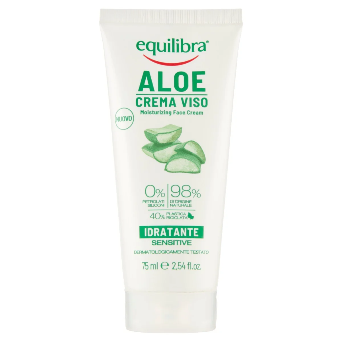 Equilibra Aloe Crema Viso 75 ml Idratante