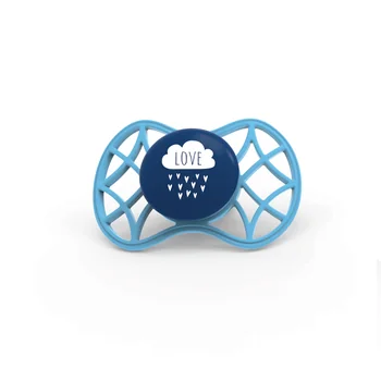 Nuvita Air55 Ort 6M+ Blu Succhietto con tettarella ortodontica