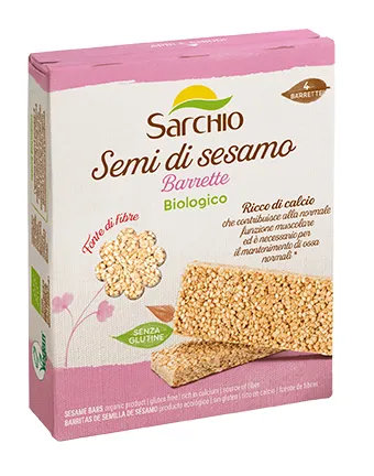 Sarchio Snack Ai Semi Di Sesamo Senza Glutine 80 g