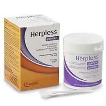 Candioli Herpless Polvere Integratore Infezioni Herpes Gatti 30 G
