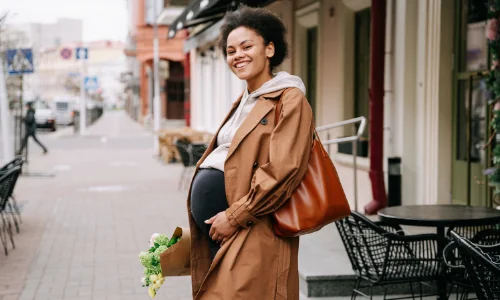 Regalo per la baby shower per la futura mamma - Regalo di gravidanza per un'amica - Regalo per la mamma per la prima volta - Collana regalo per la futura mamma - Gioielli per la mamma in attesa