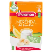 Plasmon La Merenda dei Bambini Banana e Yogurt 2x120 g