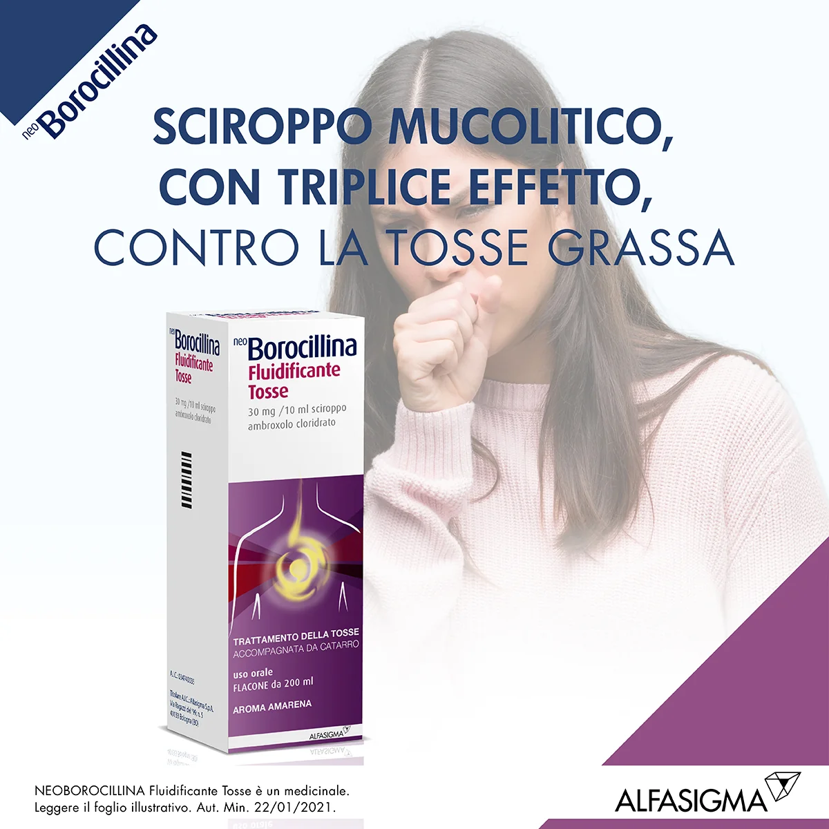 Neoborocillina Sciroppo 200 ml Fluidificante Tosse