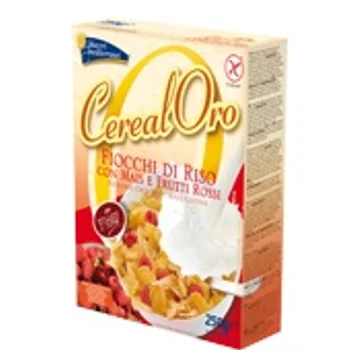 Piaceri Mediterranei CerealOro Fiocchi Di Riso Mais E Frutti Rossi Senza Glutine 250 g