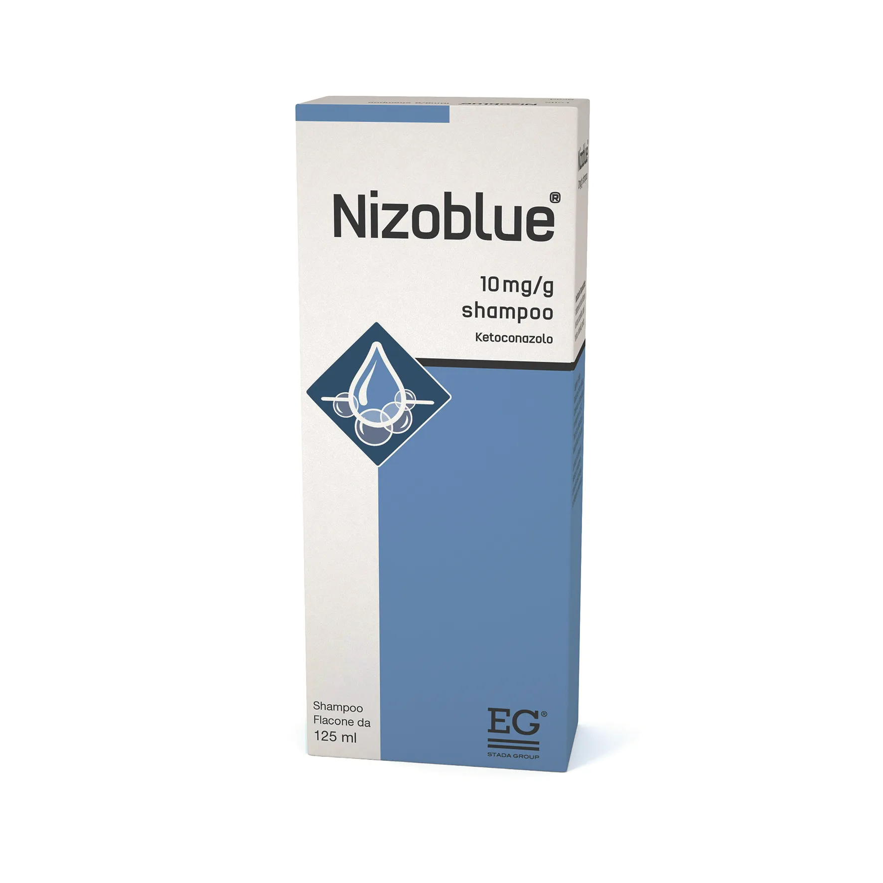Nizoblue Shampoo 125 ml 10  mg/G