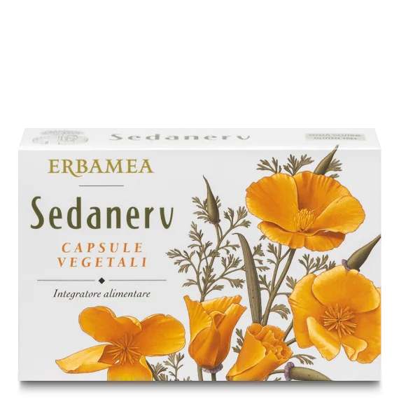 Erbamea Sedanerv 30 Capsule Vegetali Favorisce il Rilassamento