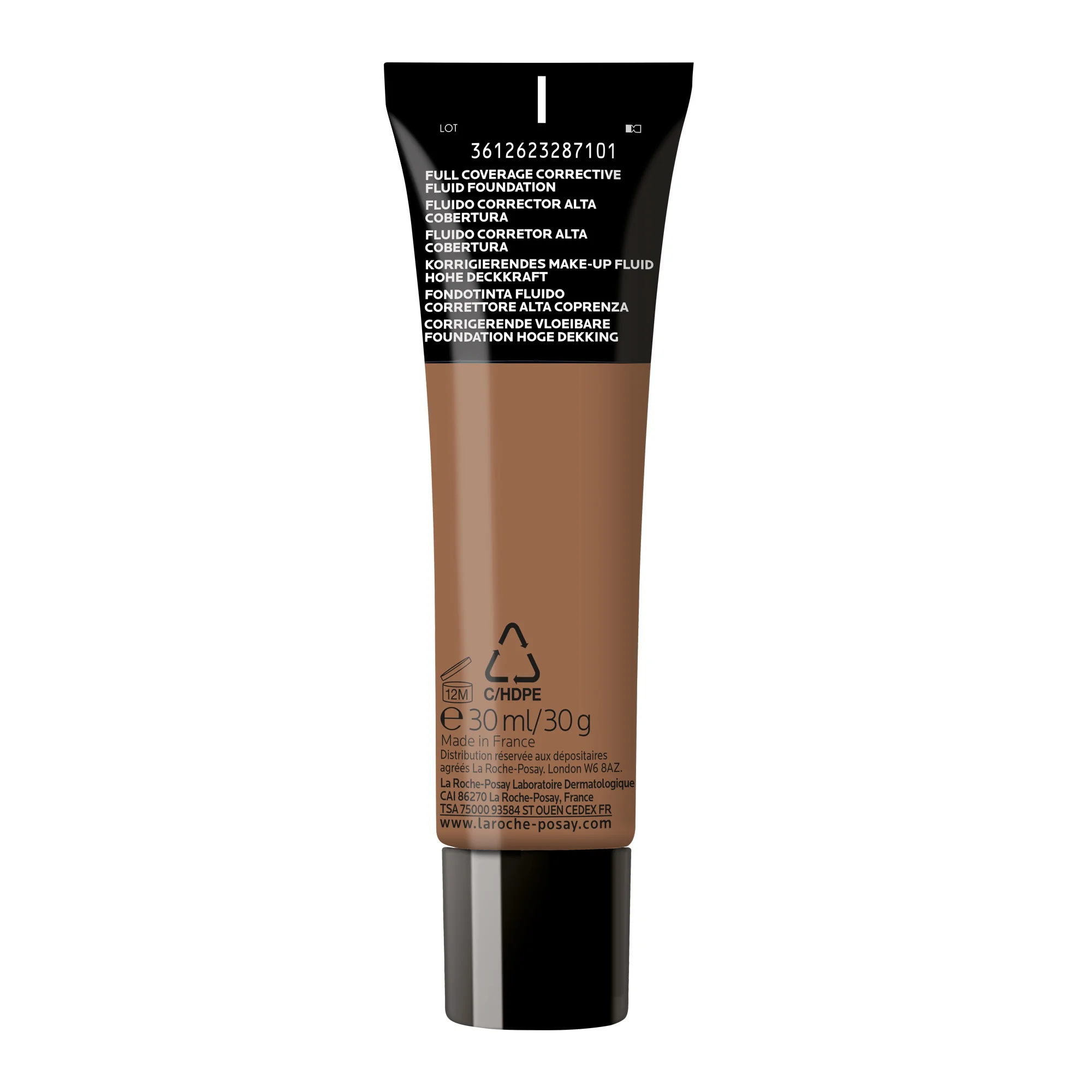 La Roche Posay Toleriane Fondotinta Fluido 16, 30 Ml Correttore alta coprenza