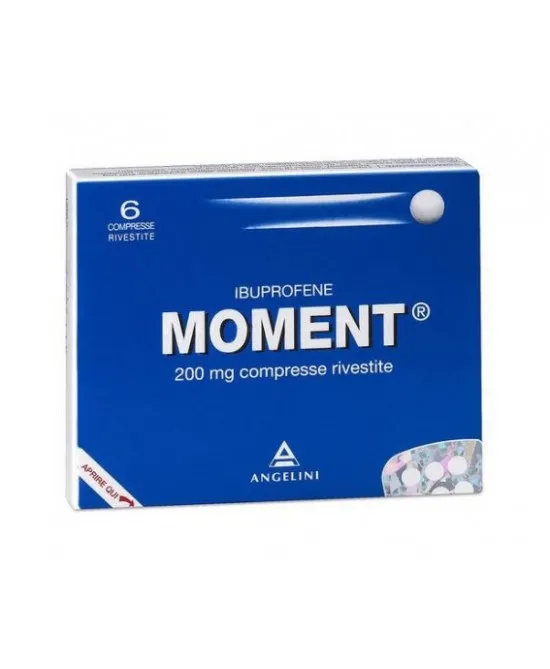 Moment 200 mg Ibuprofene 6 Compresse Rivestite