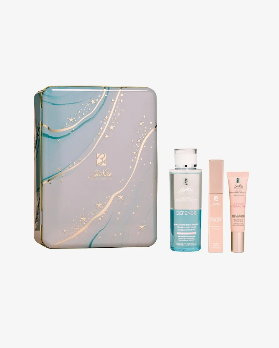 Bionike Eyes Essentials Kit Natale 2025 Mascara Volumizzante 8ml + Struccante Delicato 150ml +  Contorno Occhi Hydractive 15ml