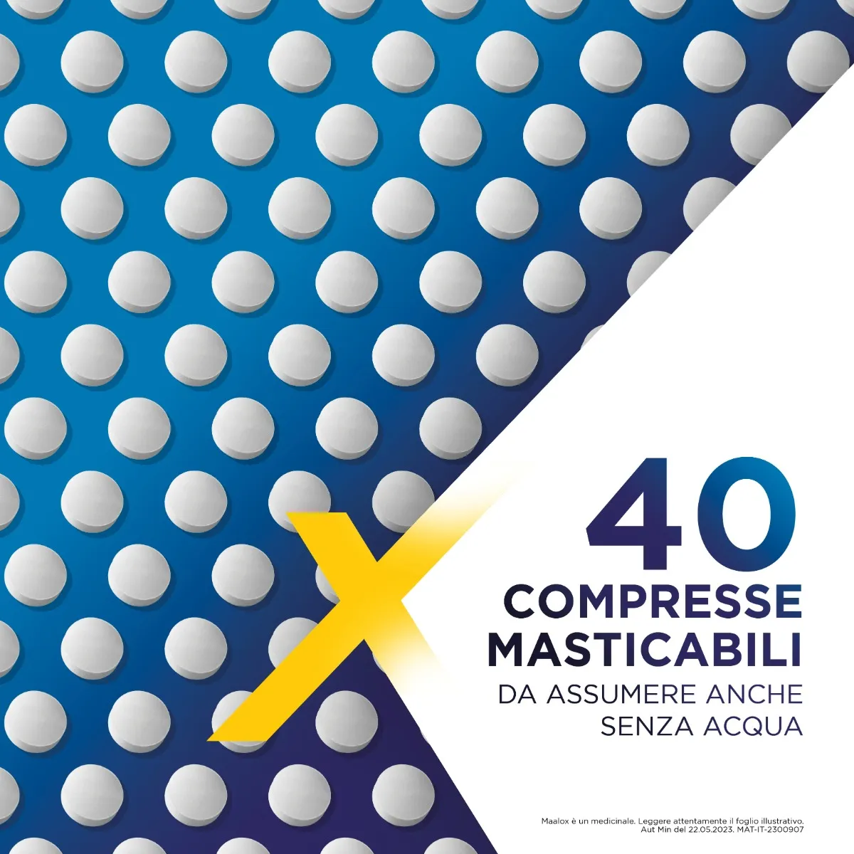 Maalox Compresse 40 Compresse Masticabili Antiacido