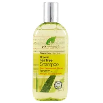Dr. Organic Tea Tree Shampoo Riequilibrante Capelli Grassi e con Forfora 265 ml