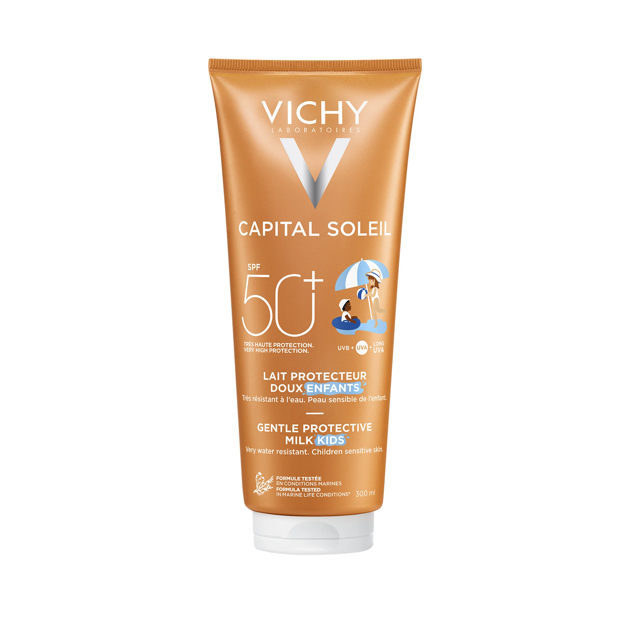 Vichy Ideal Soleil Latte SPF50, 300 Ml Delicato per bambini