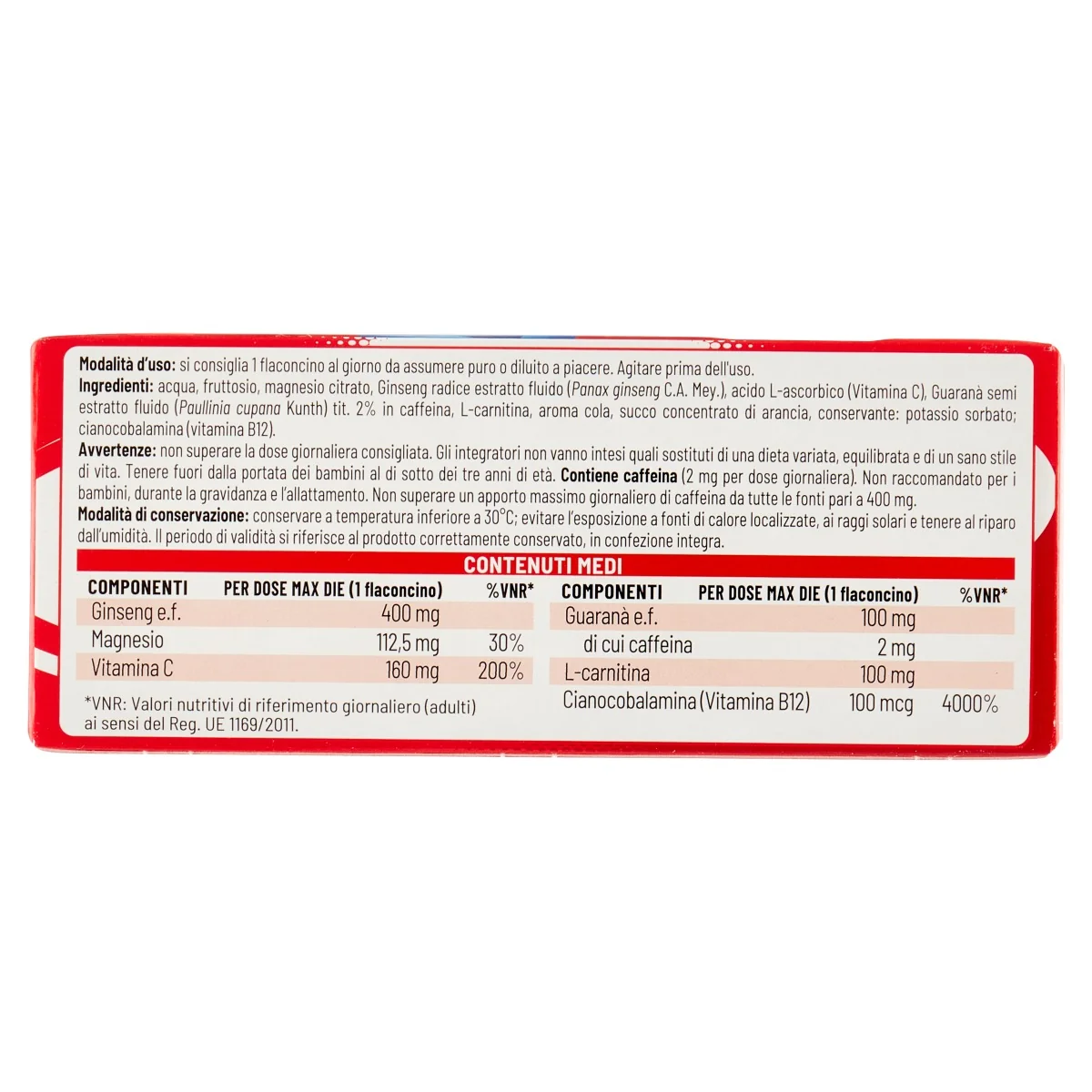 Equilibra Energia Più 10 Flaconcini Integratore di Vitamine e Minerali