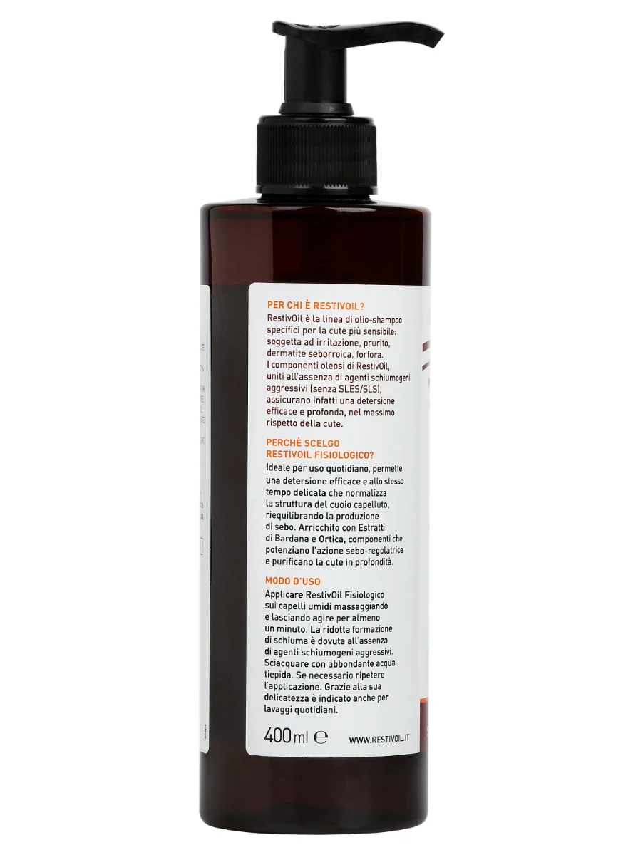 RestivOil Fisiologico 400 ml Shampoo Sebonormalizzante
