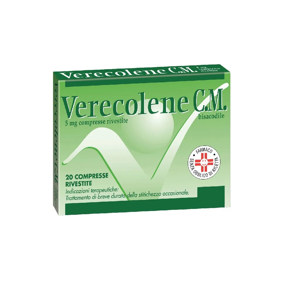 Verecolene C.M. 5 mg 20 Compresse Rivestite Stitichezza Occasionale