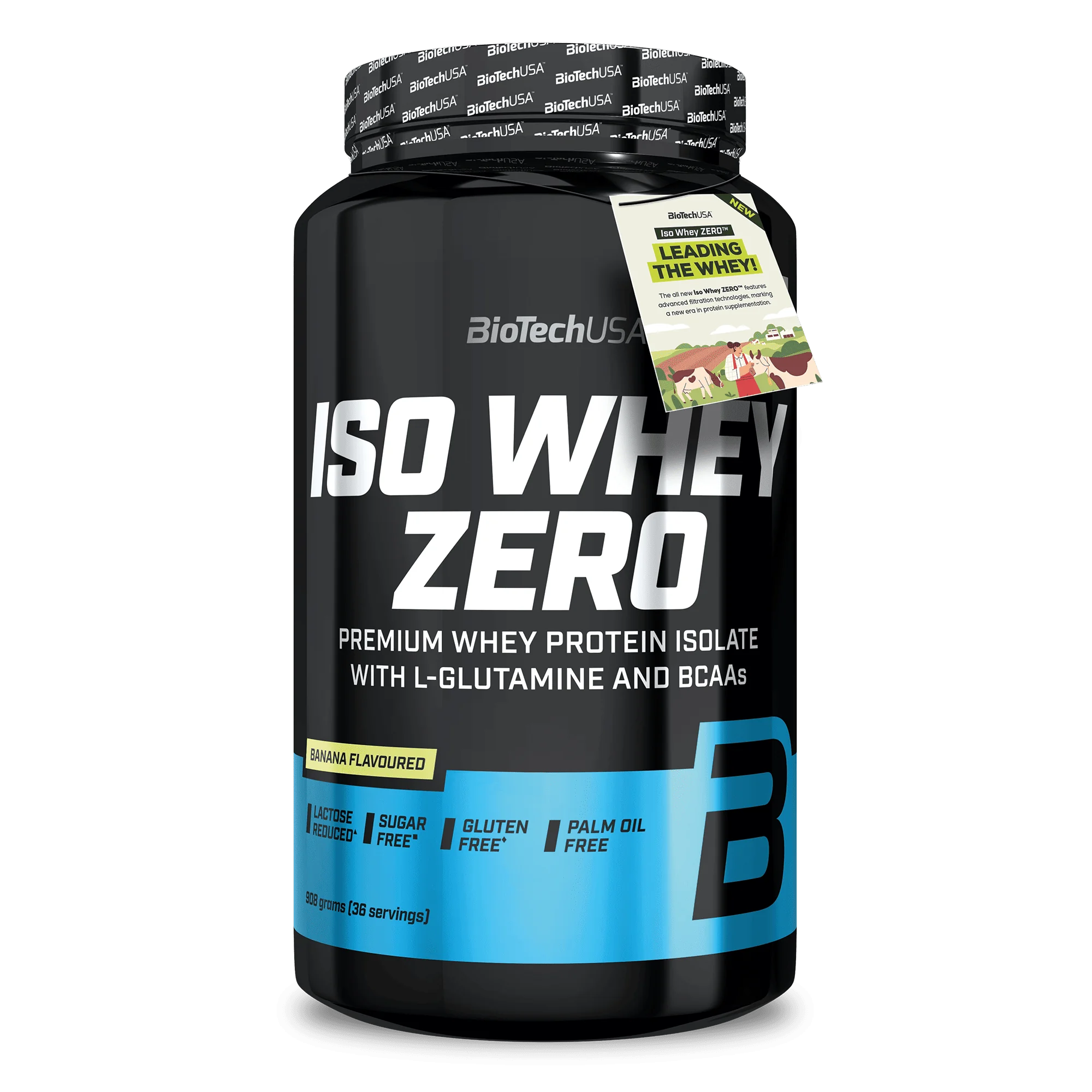 Iso Whey Zero Banana 908 g Massa Muscolare