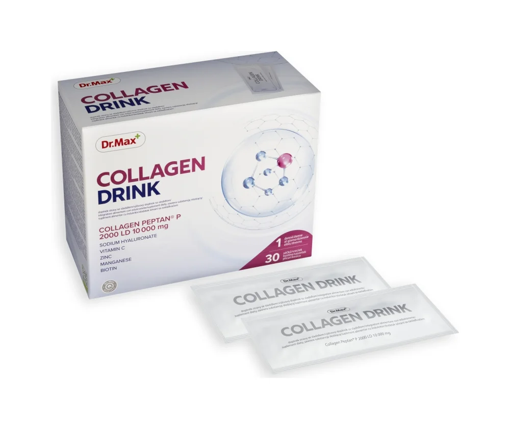 Dr. Max Collagene Drink 30 Bustine Per Articolazioni, Cute e Capelli