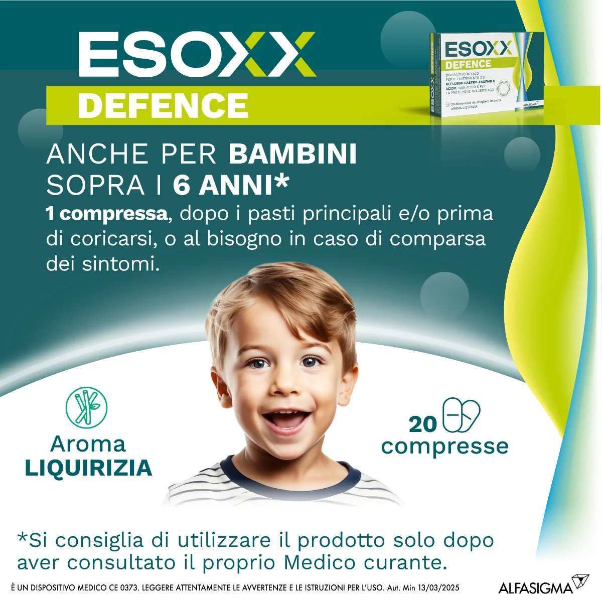 Esoxx Defence 20 Compresse Masticabili Reflusso Gastroesofageo