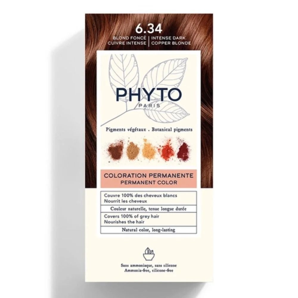 Phyto Phytocolor Color Kit 6.34 Biondo Scuro Ramato Colorazione Permanente