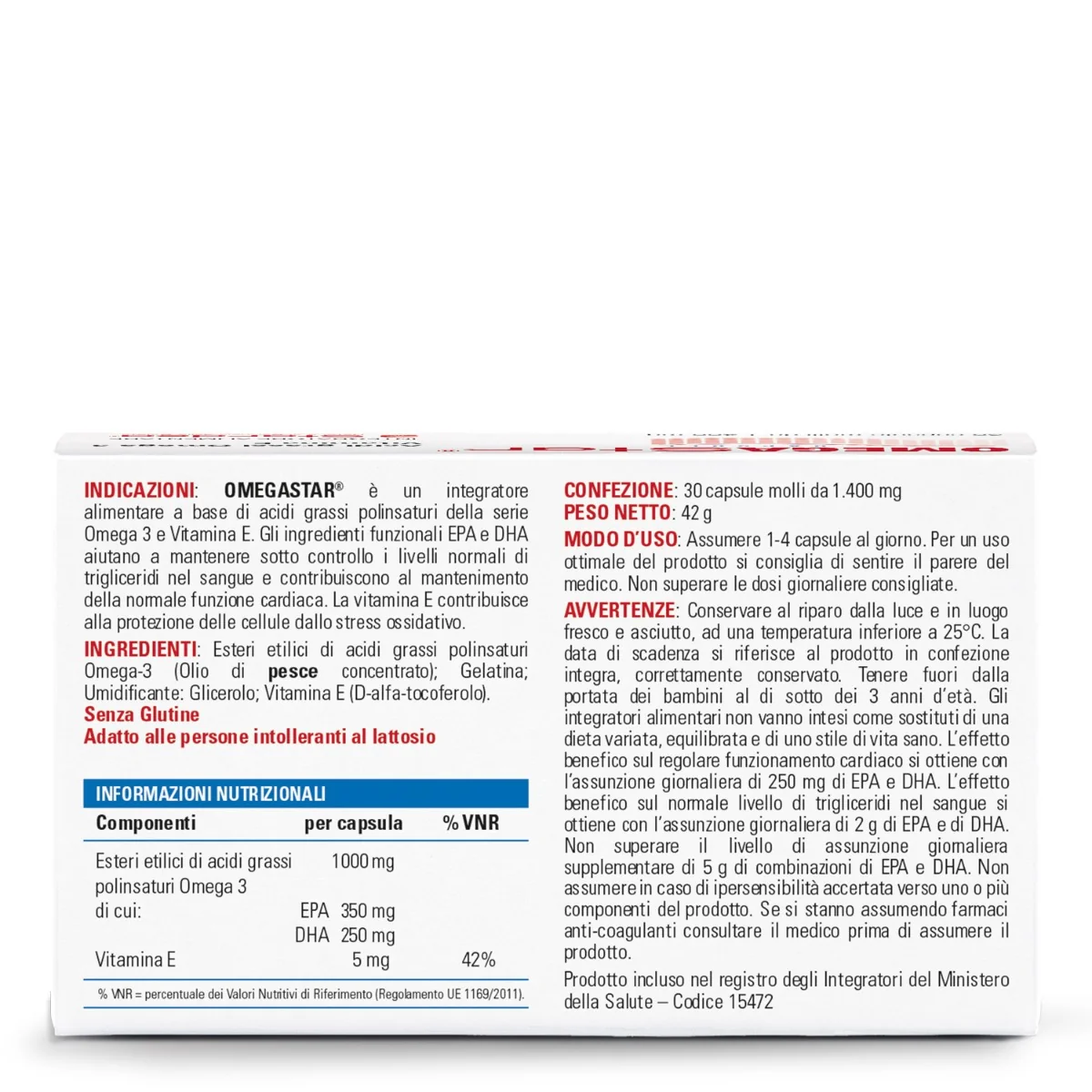 Omegastar 30 Capsule Molli Omega 3
