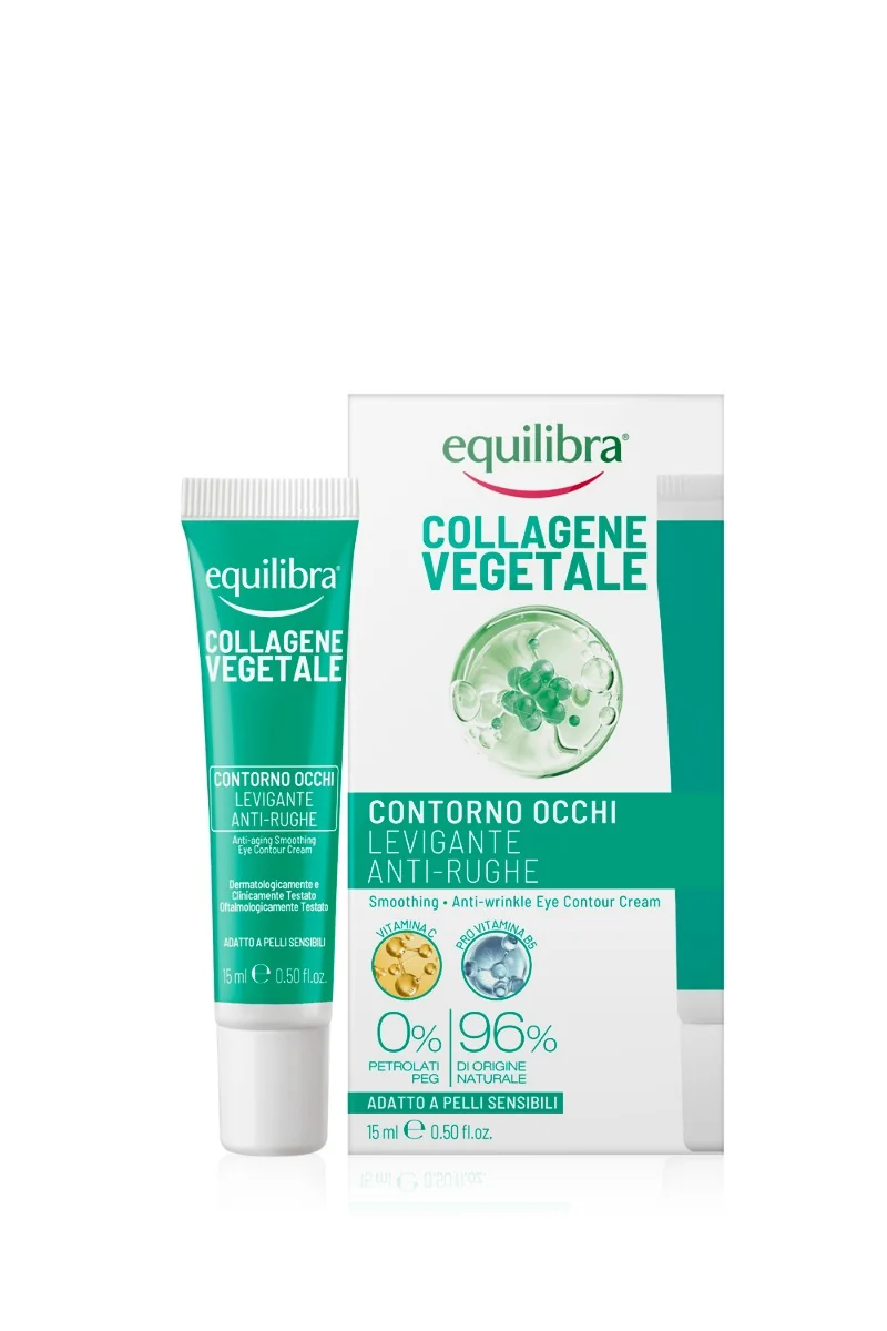 Equilibra Collagene Vegetale Contorno Occhi Levigante Anti Rughe 15 ml Antiage