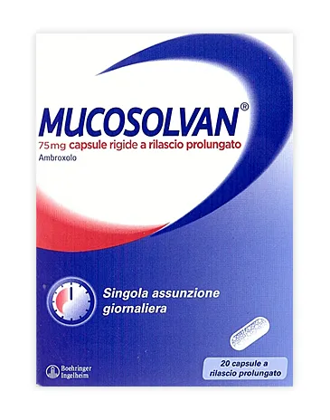 Mucosolvan 75 mg 20 Capsule Rigide a Rilascio Prolungato