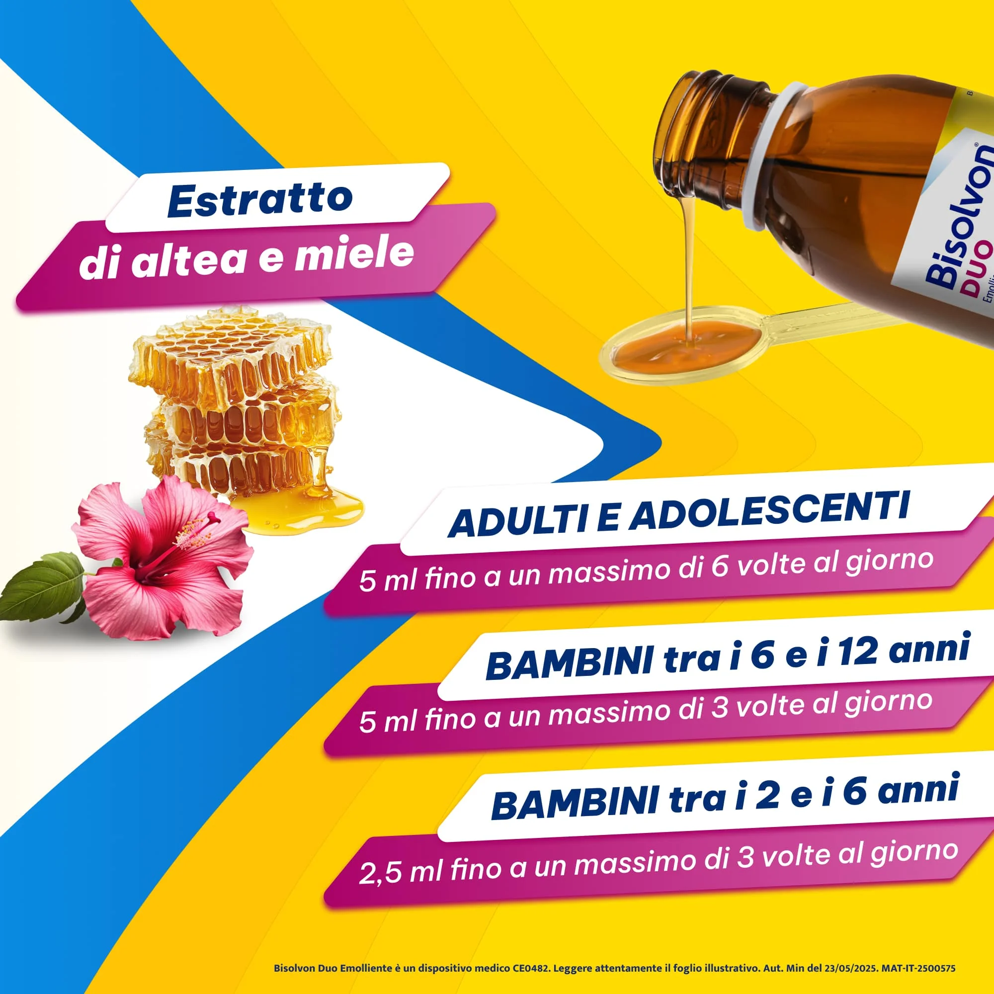 Bisolvon Duo Emolliente Sciroppo 100 ml Contro Tosse e Gola Irritata