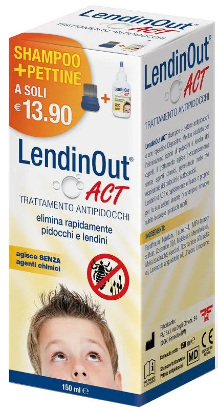 LENDINOUT ACT TRATTAMENTO ANTIPIDOCCHI 150 ML