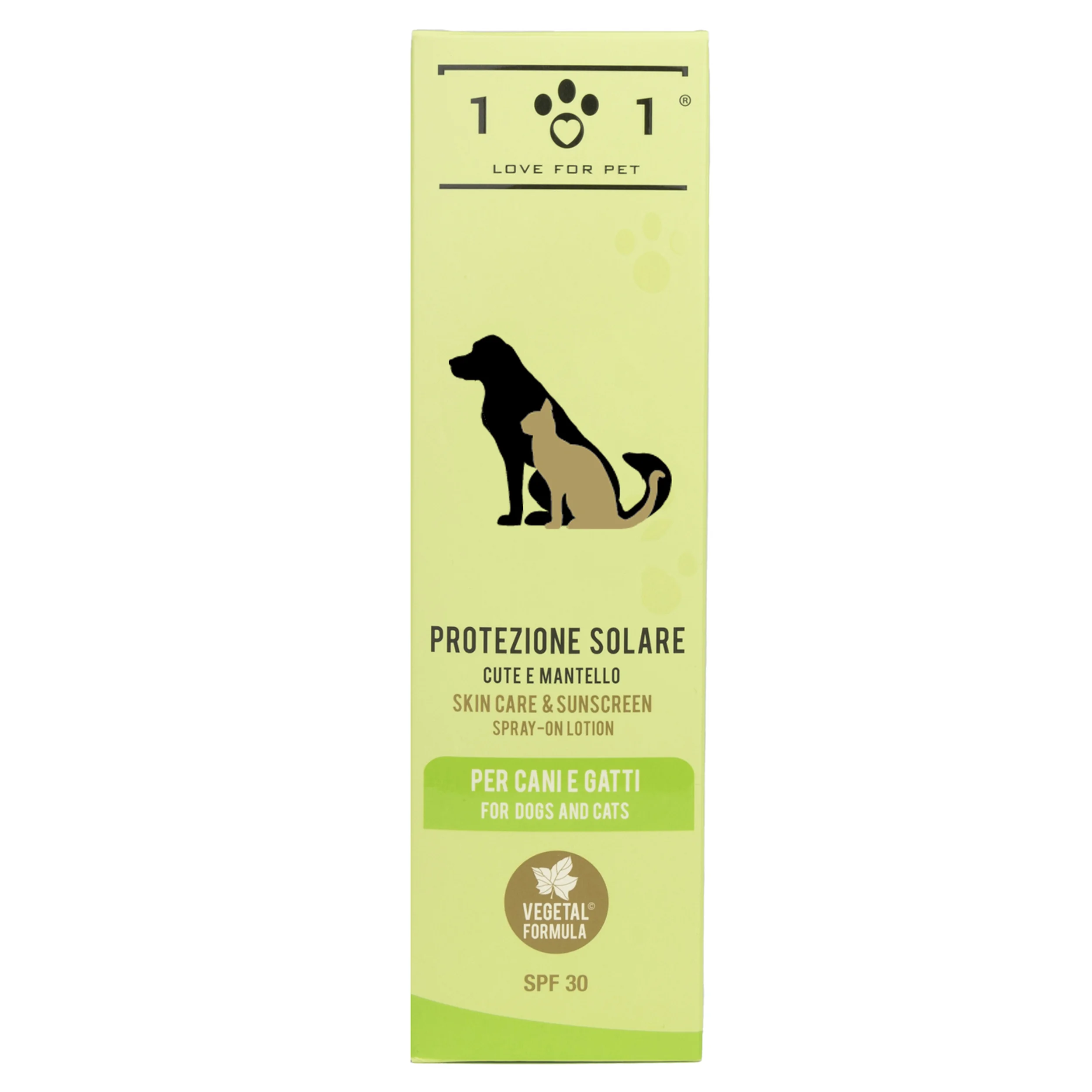 101 Love For Pet Protezione Solare Spray 250 ml Cani e Gatti