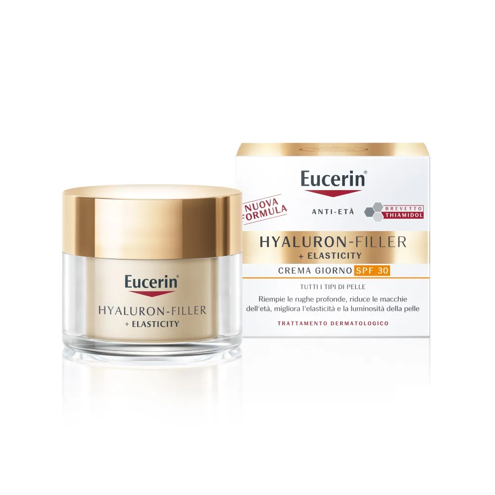 Eucerin Hyaluron-Filler+Elasticity Crema Giorno SPF 30 50 ml Anti-età