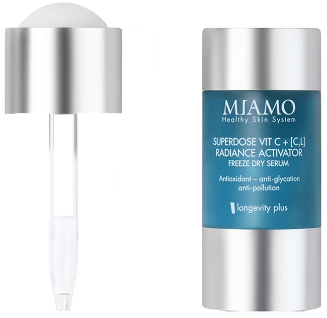 Miamo Longevity Plus Superdose Vitc C,L Radiance Activator Freeze Dry Serum 5 Ml