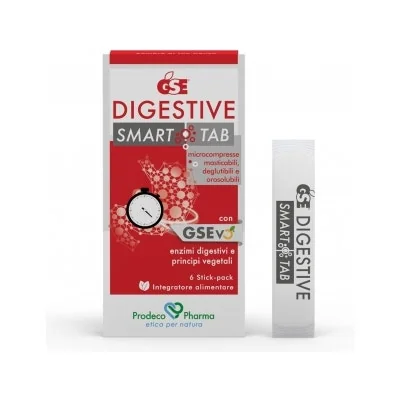 Gse Digestive Smart Tab 6Stick Digestione e Motilità Intestinale
