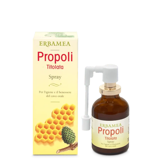 Erbamea Propoli Titolata Spray Gola 30Ml Benessere della gola
