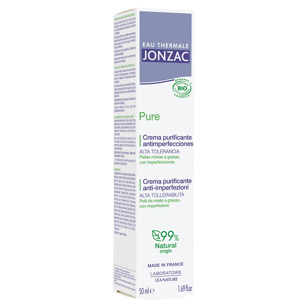 Jonzac Crema Anti Imperfezioni Pure 50 Ml Contro Brufoli e Punti Neri