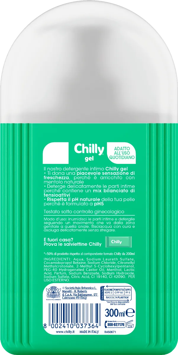 Chilly Detergente Fresco 300 ml Anti odore